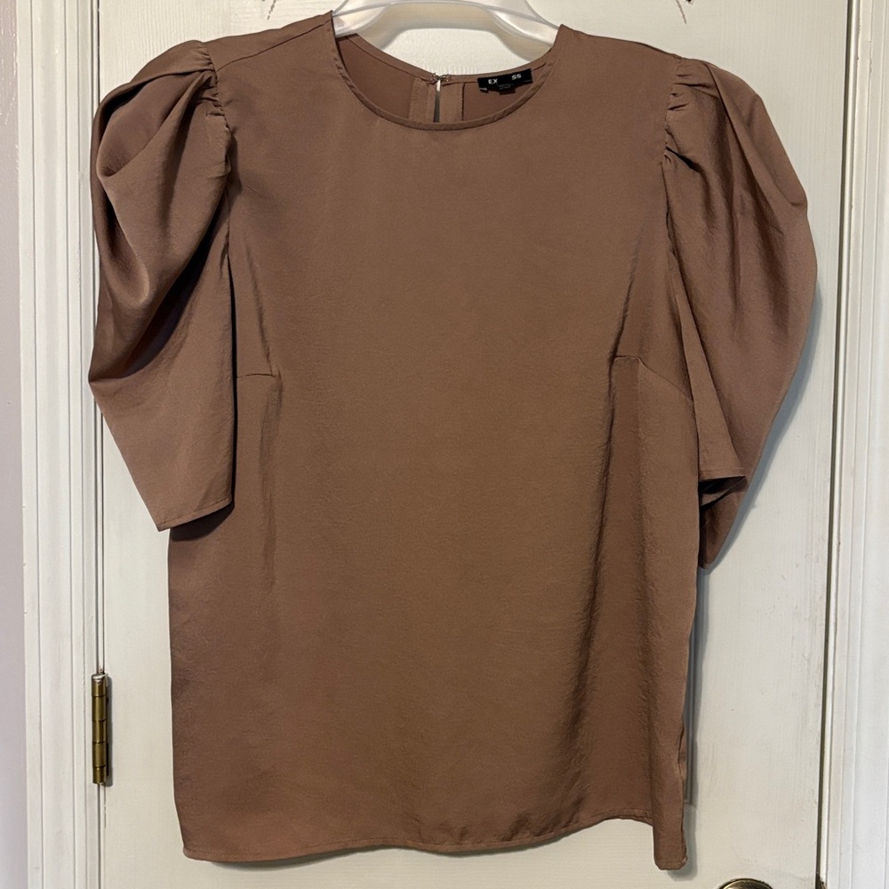 Express Taupe Blouse